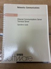 Digital Ethernet Communications Server Terminal Operations Guide Networks