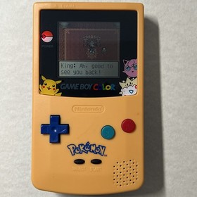 Nintendo Game Boy Color Pokemon Pikachu Edition - GBC RESTORED NEW BODY