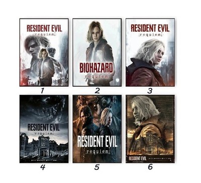 Resident Evil Requiem Biohazard Horror Game Art Poster