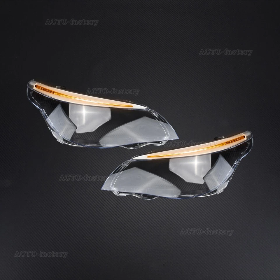 Front Bumper Headlight Lens Cover For BMW E60 E61 525I 530I 545I 550I 2008-2010 - Image 4 of 4