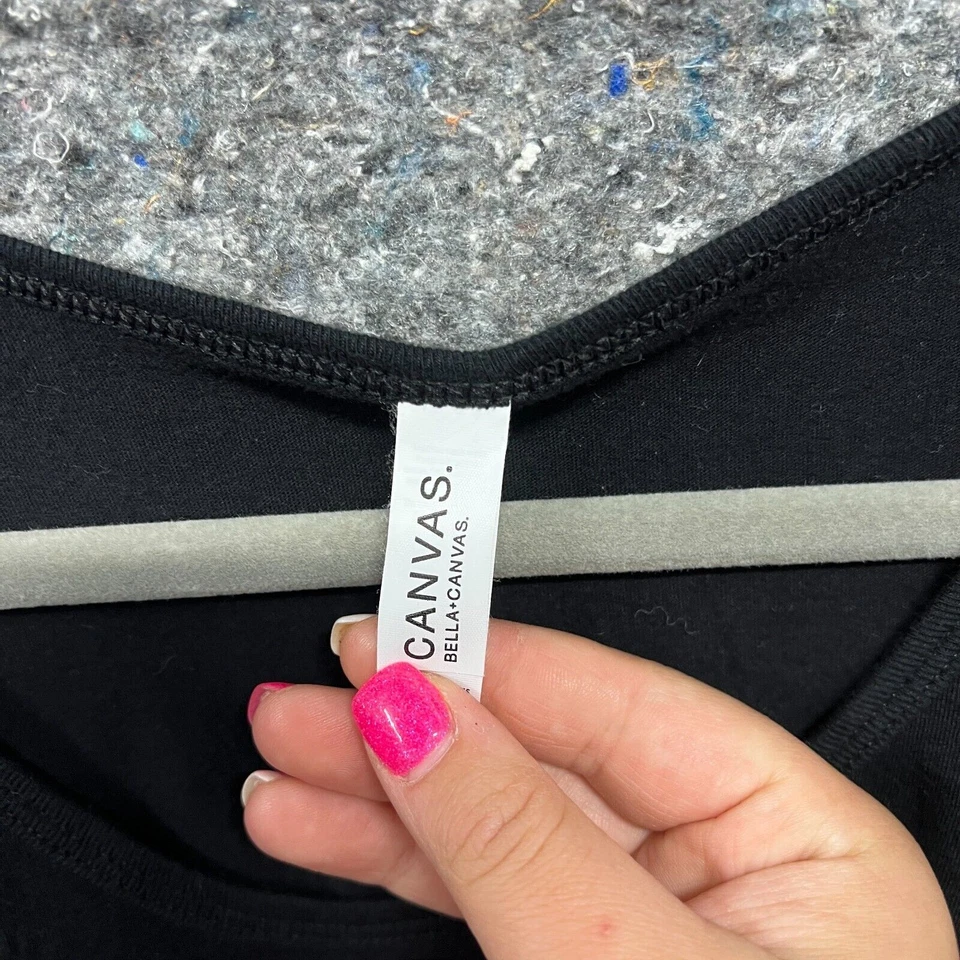 Camiseta sin mangas de lona para hombre M negra sin mangas verano informal Vanderbilt Foto 4 de 4