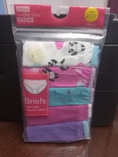 NEW 5pk Toddler Girls Briefs Sz 2T/3T, Soft Cotton, Tag Free Comfort...