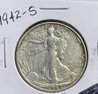 1942-S 50C Walking Liberty Half Dollar. #1571
