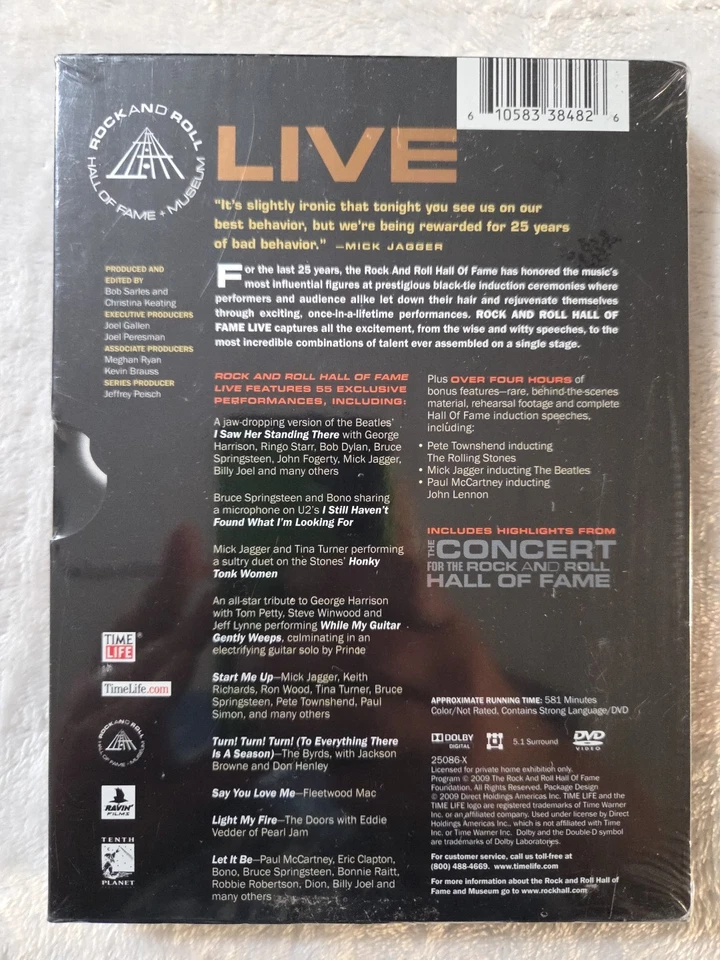 Time Life Rock and Roll Hall of Fame & Museum Live DVD Box Set - Image 2 of 2