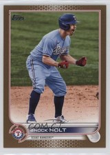 2022 Topps Series 1 Gold 995/2022 Brock Holt #113 ut4