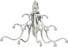 Creative Co-Op Antique Decorative Cast Iron Multi Hook Wall Hanger with 15 Hooks