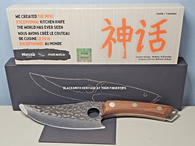 Matsato Huusk Japanese Chef kitchen Knife 5.9 inch Stainless Steel 4CR14 New!