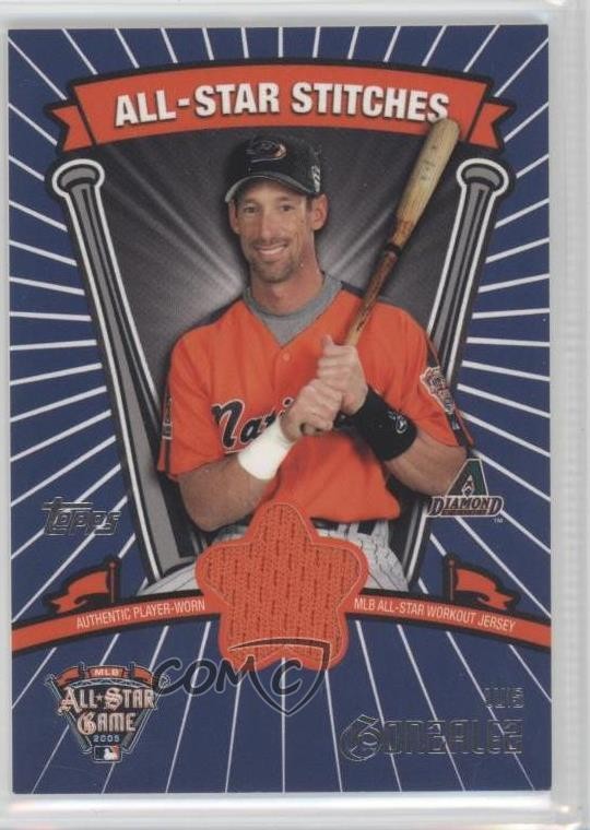 2005 Topps Update All-Star Stitches Luis Gonzalez #ASR-LG 0i0