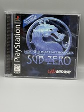Mortal Kombat Mythologies: Sub Zero (Sony PlayStation 1, 1997) TESTED & Working