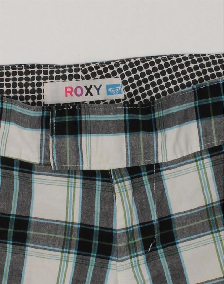 ROXY Boys Chino Shorts 15-16 Years W32 Grey Check Cotton OF08 - Image 3 of 3