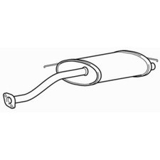 Quality Rear Exhaust Silencer Back Box for Honda FR-V VTEC R18A1 1.8 (2007-2010)