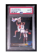 1992-93 Upper Deck, #1B, SHAQUILLE O'NEAL, Rookie (RC), PSA 10 GEM MT