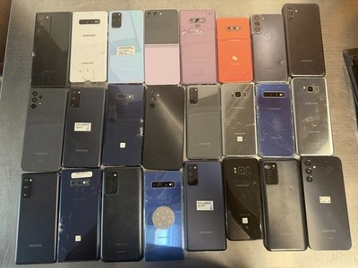 Lot of 77! Samsung Galaxy/ Google Pixel S9 S8  S21 - Ultra Note MIXED CRACKED