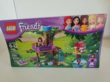 LEGO Friends 3065 Olivia Tree House, Cat Bird Fish Leaves Purple New Sealed