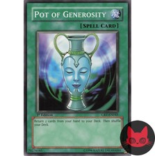 Yugioh Pot of Generosity CRV-EN043 Common 1st Edition NM