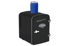 Frigidaire Retro Mini Portable Fridge Black 6-Can/4L 48-Watt EFMIS171-BLACK