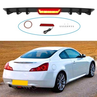 Car Rear Bumper Valance Diffuser Spoiler Brake Light For Infiniti G35 G37 Sedan