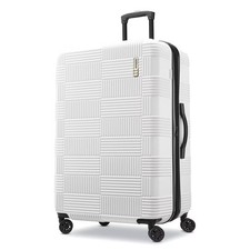 American Tourister Large Checked Luggage Suitcase 28" Hardside Spinner 8-Wheel