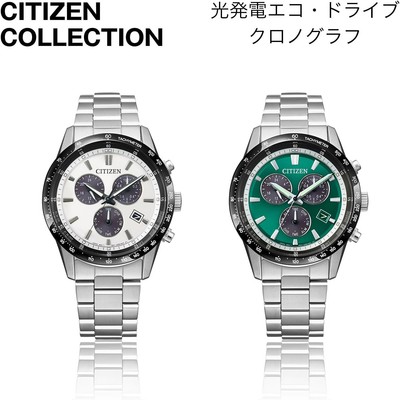 Citizen] Watch Eco-Drive Chronograph Waterproof Green BL5614-59W