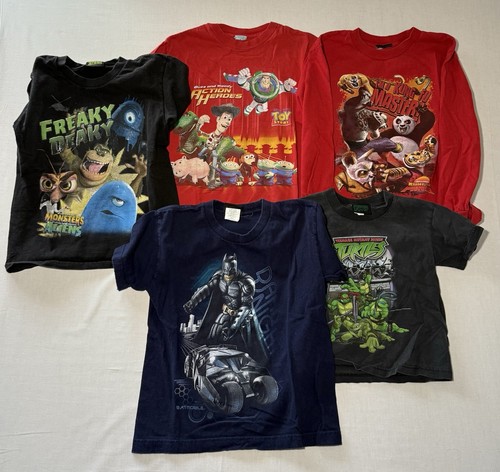 Vintage Y2K Kids Movies Tshirt Lot Mixed Sizes Toy Story TMNT Kung Fu Panda Etc