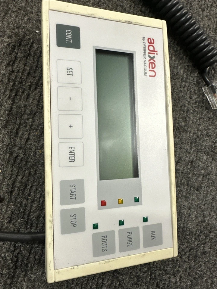 Controlador de bomba de vacío manual Pfeiffer número de pieza 120217 Foto 3 de 4