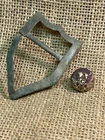 Dug Display Civil War Shield Buckle And Eagle C Cuff Button Gravelly Springs Va.