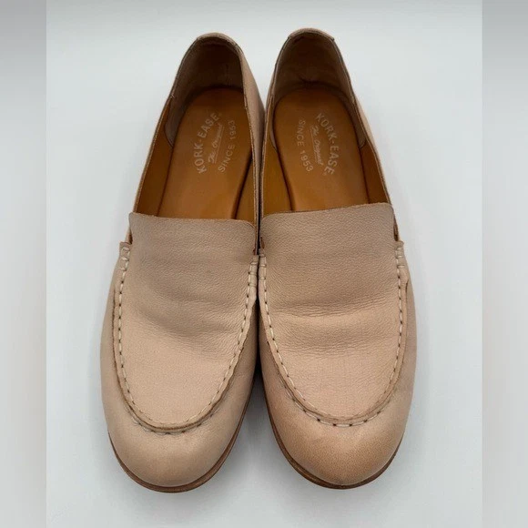 Mocasín Kork-Ease Meg Negro Hecho a Mano Mocasín Moc-Puntera Talla 9.5M Foto 3 de 4