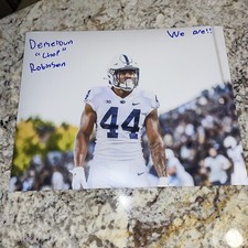 Chop Robinson Autographed Photo 11x14 Penn State Nittany Lions Autographed Auto