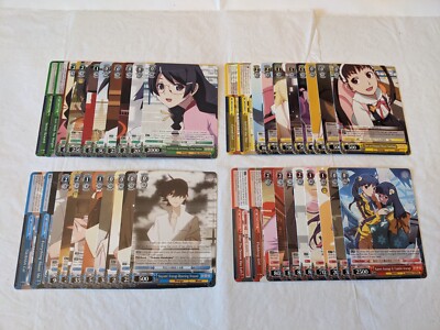 Weiss Schwarz Bakemonogatari booster pack set of common cards x1 C/CC | eBay