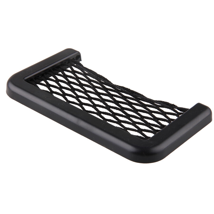1x Universal Car Truck Seat Back Net Storage Bag Phone Holder Pocket Organizer