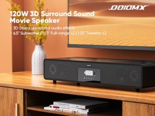 ODIOMX 2.1ch Sound Bar for TV with 6.5 Subwoo...