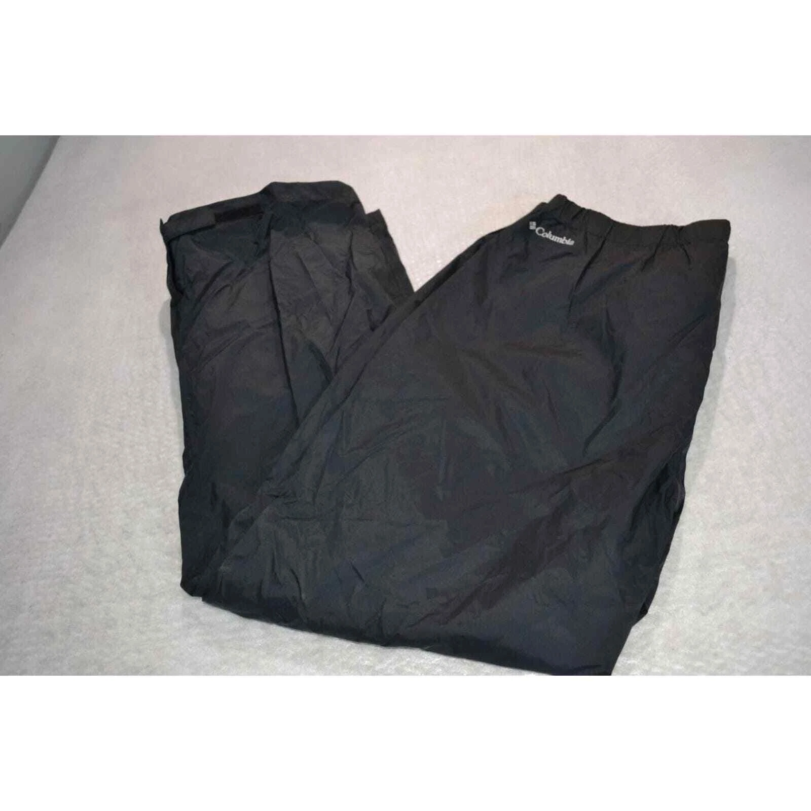 47485-a Columbia Stormwear Pants Ski Waterproof Black Nylon Size 1X Mens