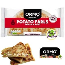 6 ORMO POTATO BREAD FARLS 1 x 6 PACK IRISH✨BUY 2 GET 1 FREE✨ADD 3 TO BASKET✨🍞☘️