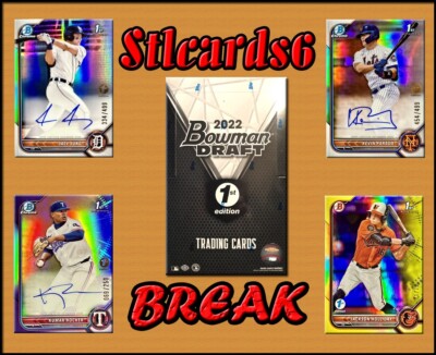  Pick Your Team  [#59] [1x] 2022 BOWMAN DRAFT 1ST EDITION HOBBY BOX  BREAK 