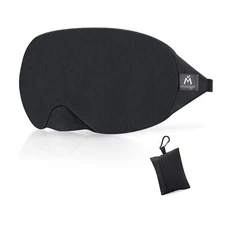 	Mavogel Cotton Sleep Eye Mask - Updated Design Light Blocking Sleep Mask Soft	