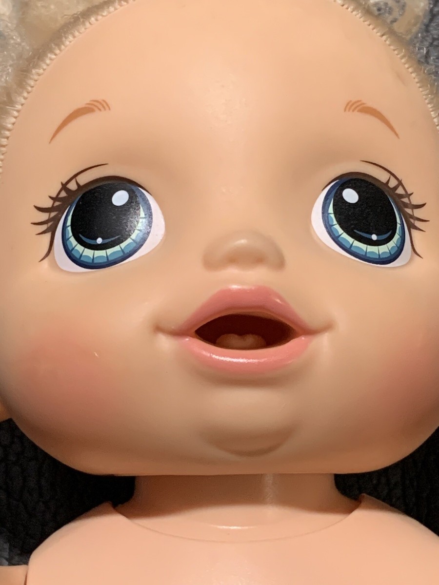 Hasbro Baby Alive Doll 2016 Baby Go Bye Bye Blonde Crawling Works