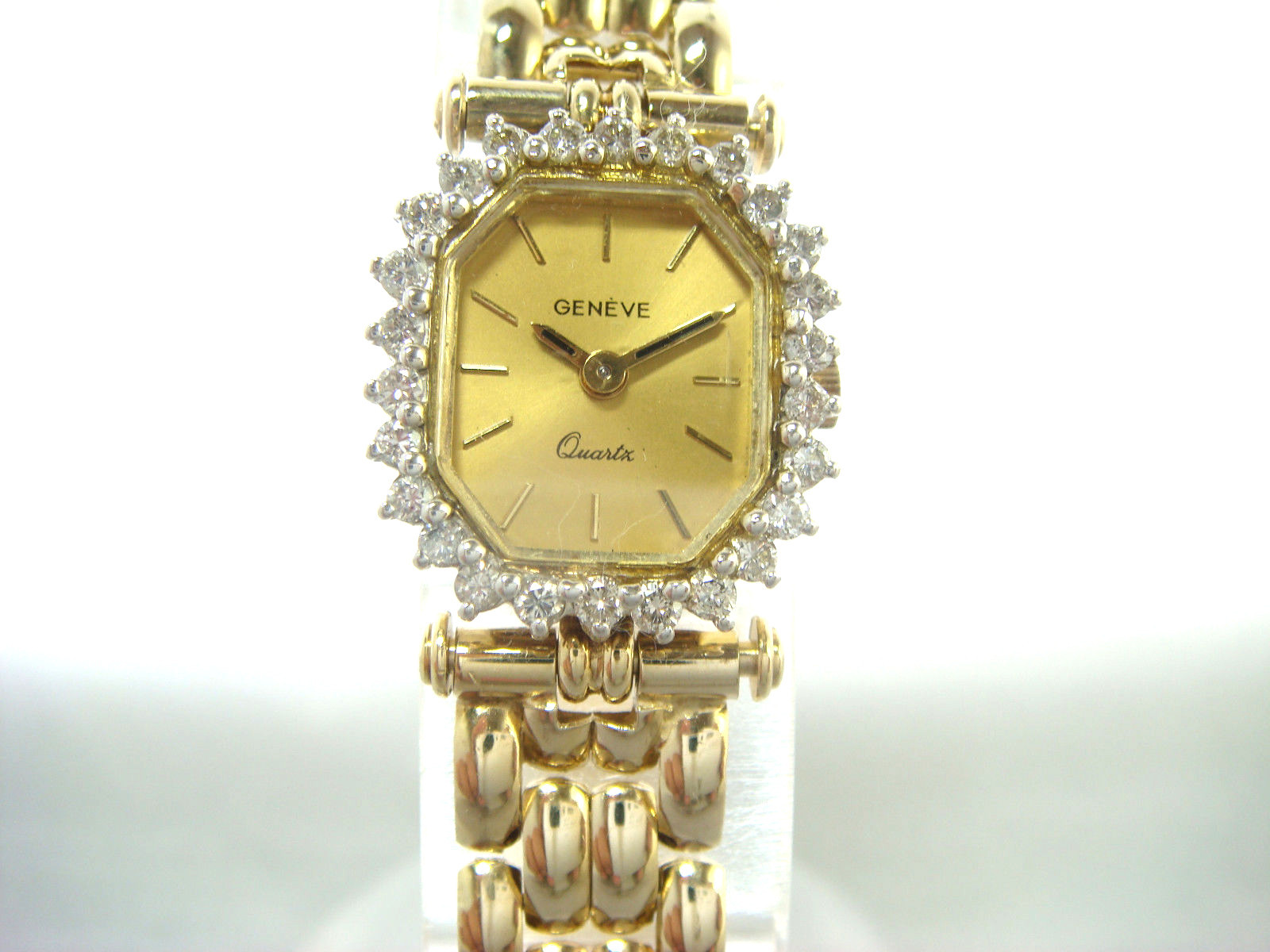 Joyas Reloj Geneve Oro 14k Dama Precio 14k Yellow Gold Women's - Main Image