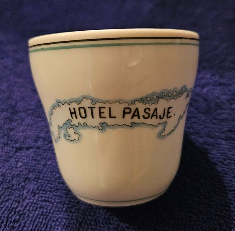 Antique Hotel Pasaje Demitasse Cup (1911)