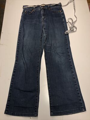 Women's Levi's 512 Perfectly Slimming Boot Cut Stretch Denim Jeans Size4 (B-11)