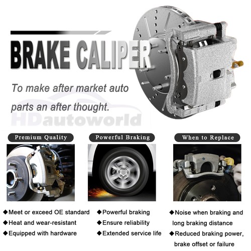 1x For VW Passat Tiguan Limited Front Right Brake Caliper w/Bracket 19B6157 - Picture 2 of 7