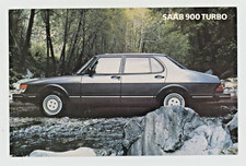 Vintage Postcard Automobile Saab 900 Turbo Chrome Unposted Nos 1983-1984 Vintage Postcard Automobile Saab 900 Turbo Chrome Unposted Nos 1983-1984