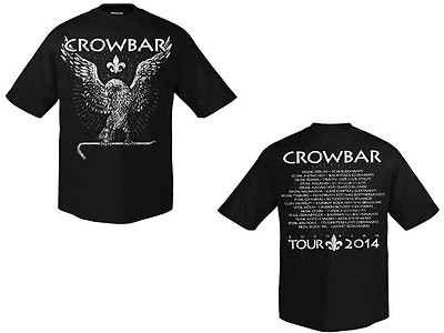 CROWBAR - Eagle Tour 2014 White - black T-Shirt - Größe Size S - Neu