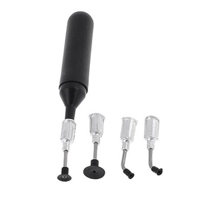 HANDI-VAC Vakuum-Pinzetten-Set - 4 Aufsätze, antistatisch