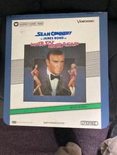 Vintage James Bond Never Say Never Again Two Cover Set CED ONLY