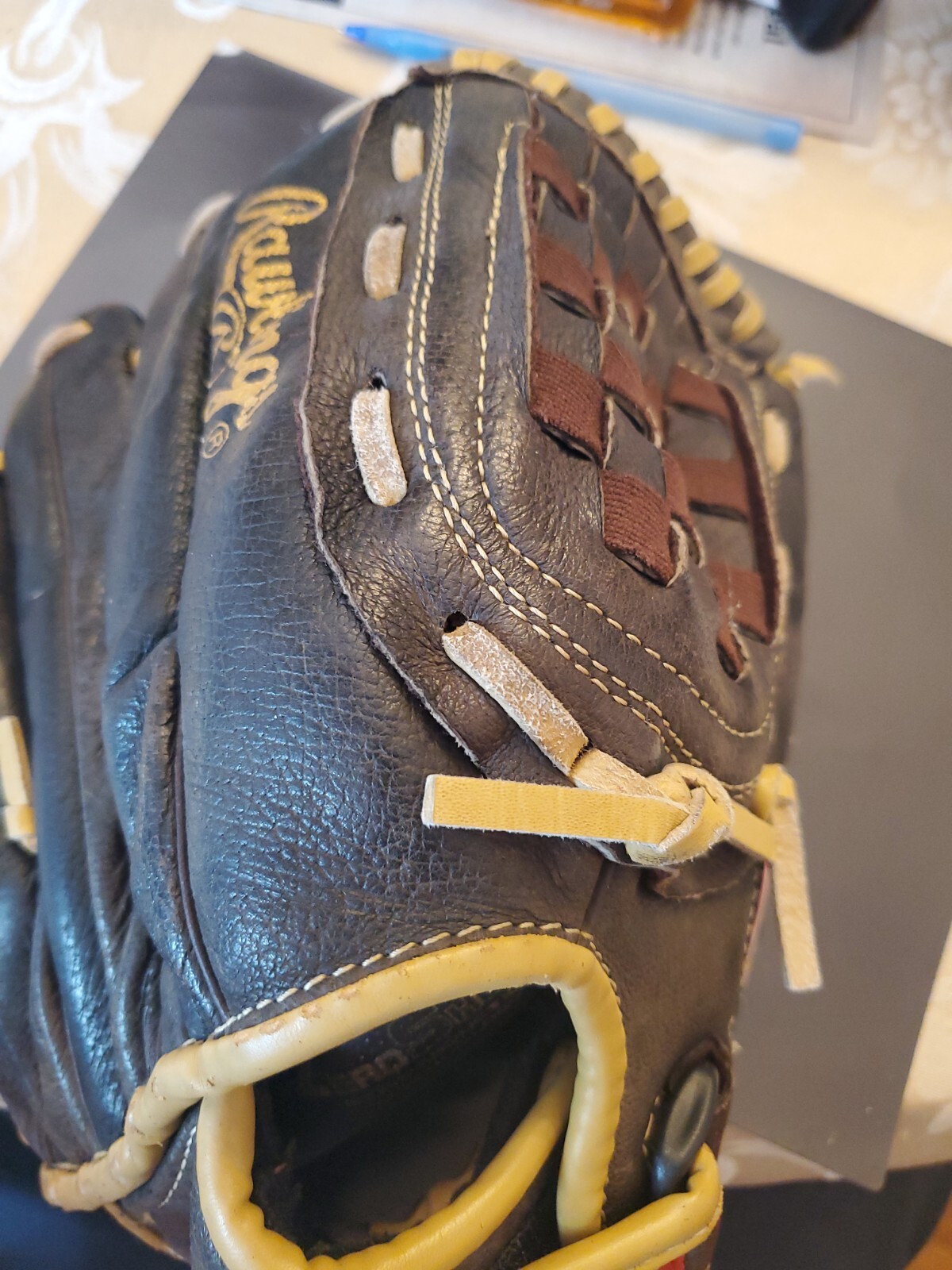 Rawlings Youth Baseball Glove Mitt H150BRNC 11.5" RHT Highlight