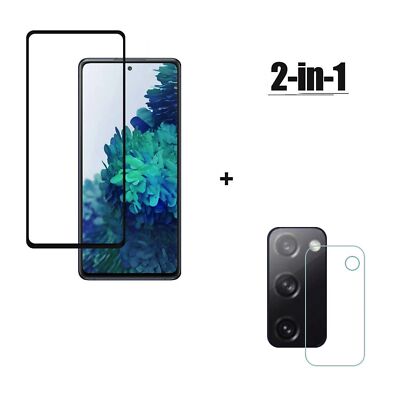 2 in 1 Panzerfolien Schutzset für Samsung Galaxy A52s 5G Display Kamera Echtglas