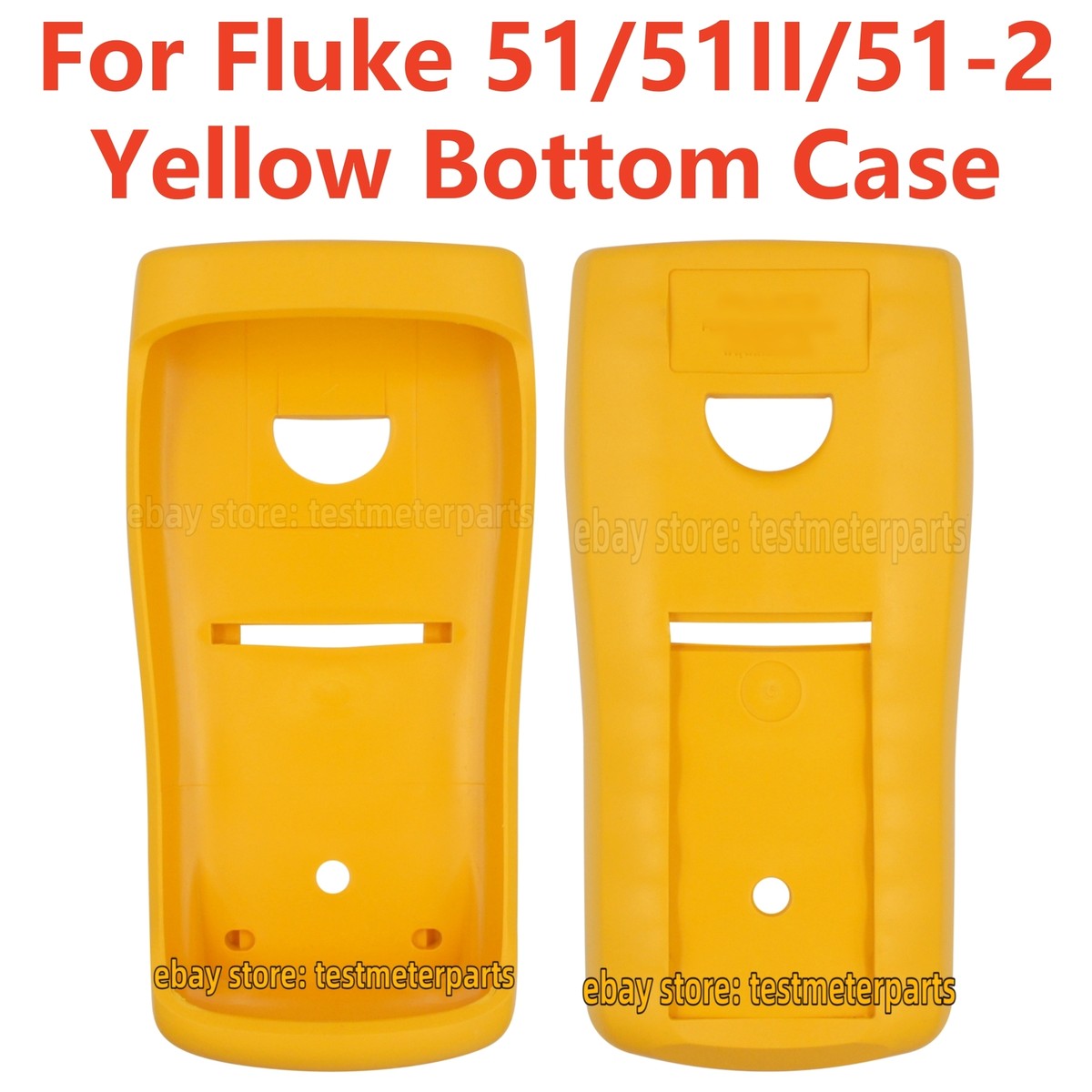 Yellow Protective Case Cover For Fluke 51/51 II/51-2 Multimeter