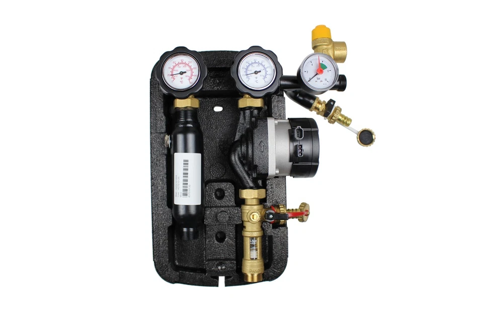 Hocheffizienzpumpe Solarstation 2-Strang Pumpengruppe Wilo PARA 15/6 Solarpumpe - Bild 3 von 4