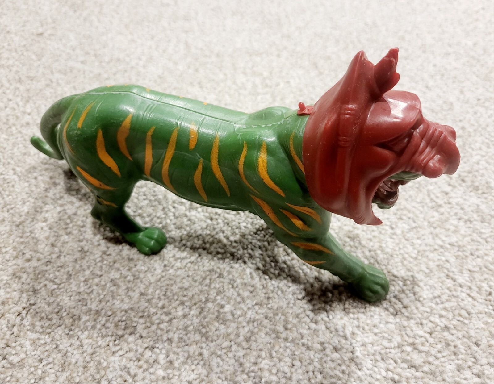 Vintage 1981 He-Man Battle Cat with Helmet MOTU Original Masters Universe Toy