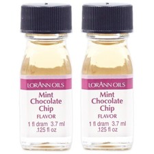 LorAnn Mint Chocolate Chip SS Flavor Flavor, 1 dram bottle (.0125 fl oz ,2 Pack)
